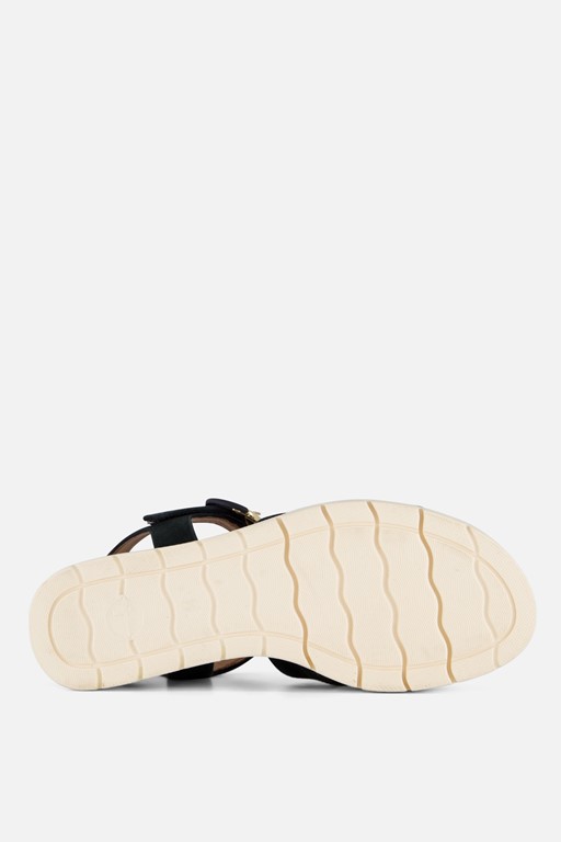 Tamaris Sandalen blauw Leer