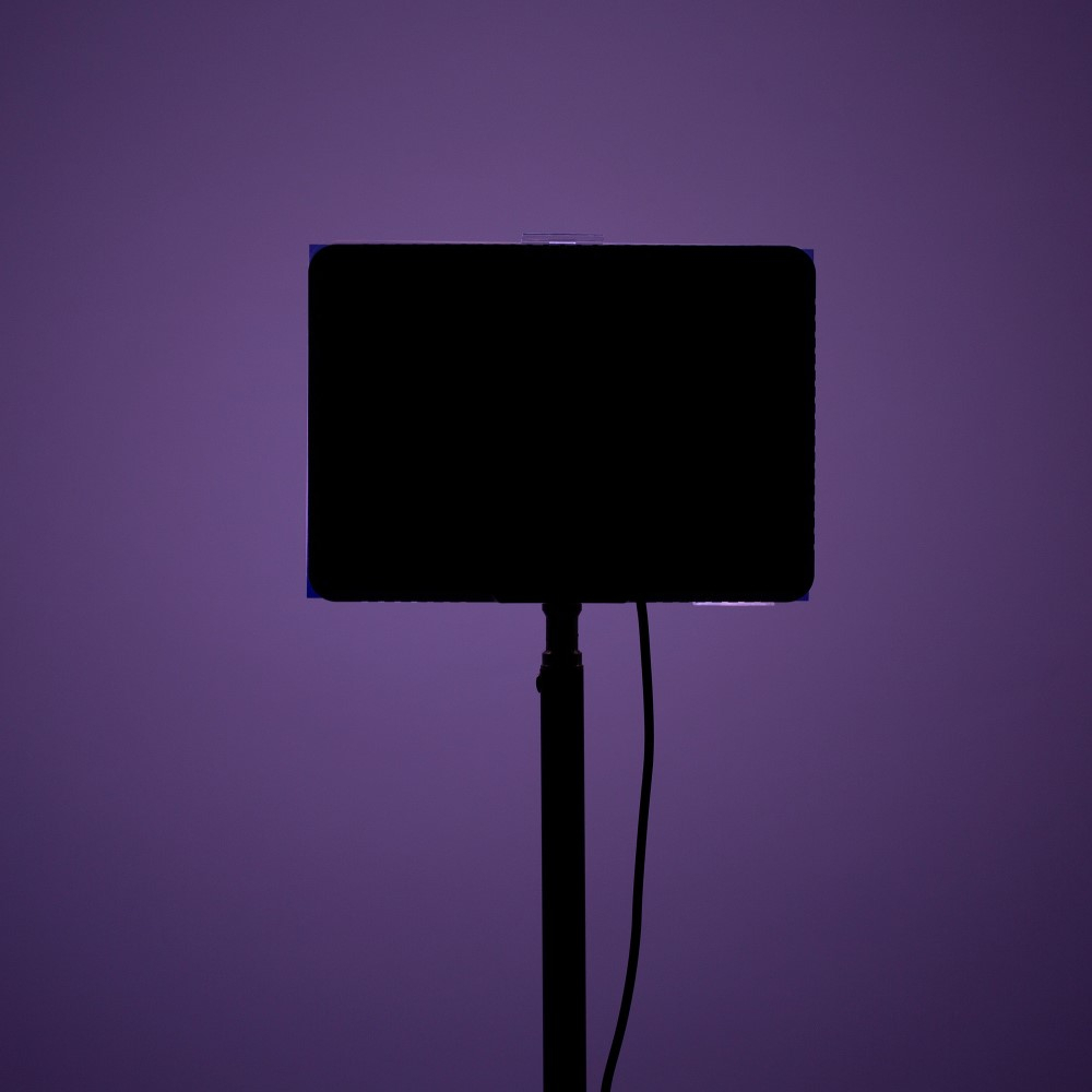 (185x130mm) Professionelles USB Video Selfie Licht LED Beleuchtung mit 9 Farbfilter   5 Stufen für YouTuber / Influencer