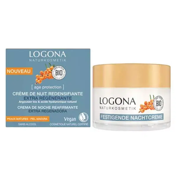 Creme Noturno Regenerador e Protetor do Envelhecimento Logona Extra 50ml