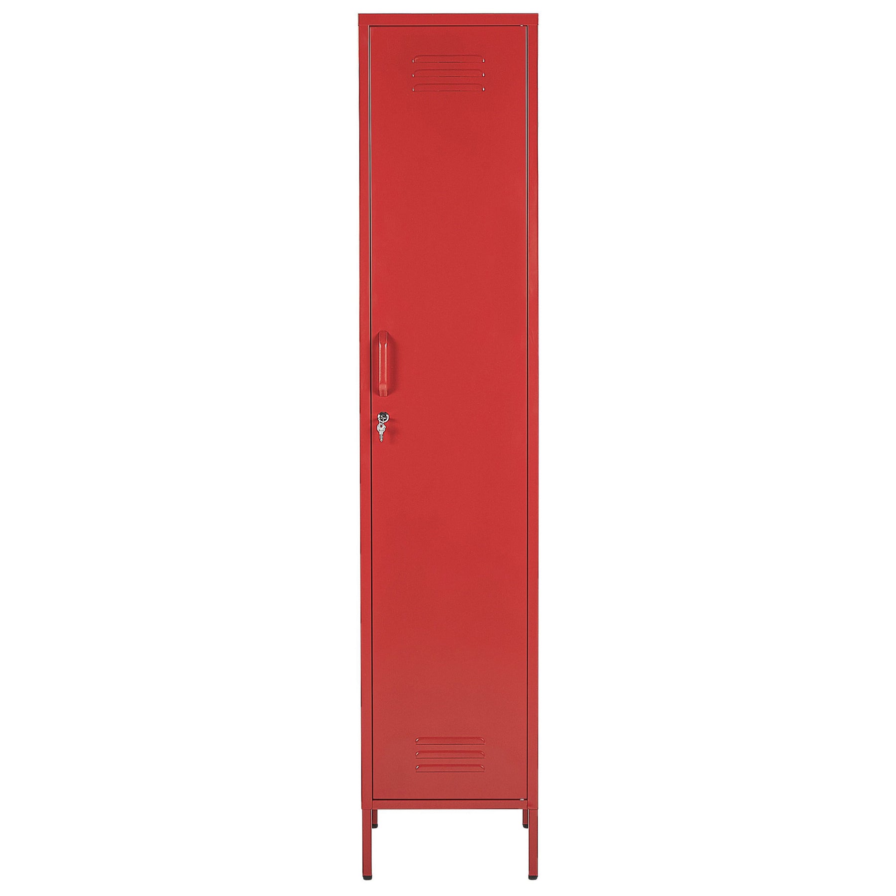 Beliani - FROME - Kantoorkast - Rood - Staal