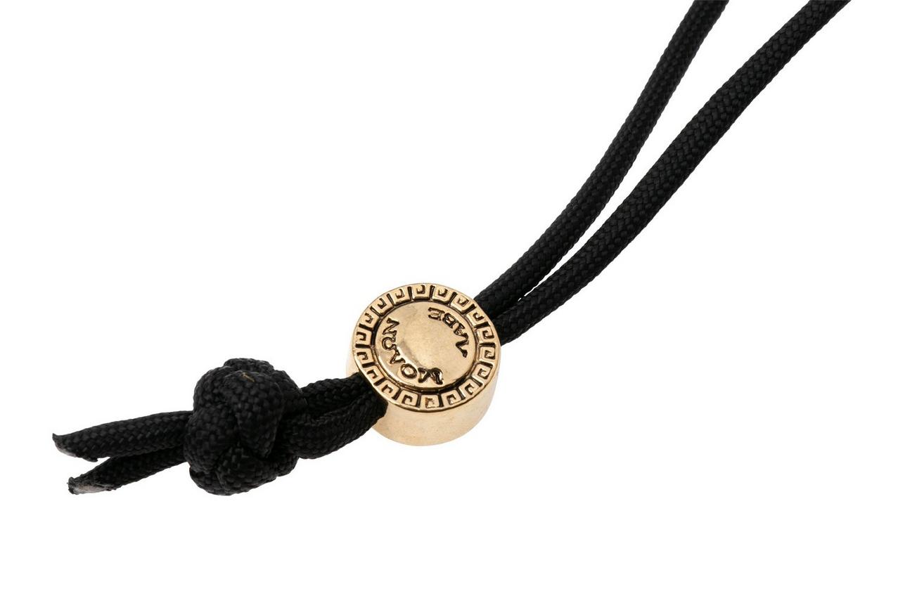 Spartan Blades Shield Bead Black Paracord