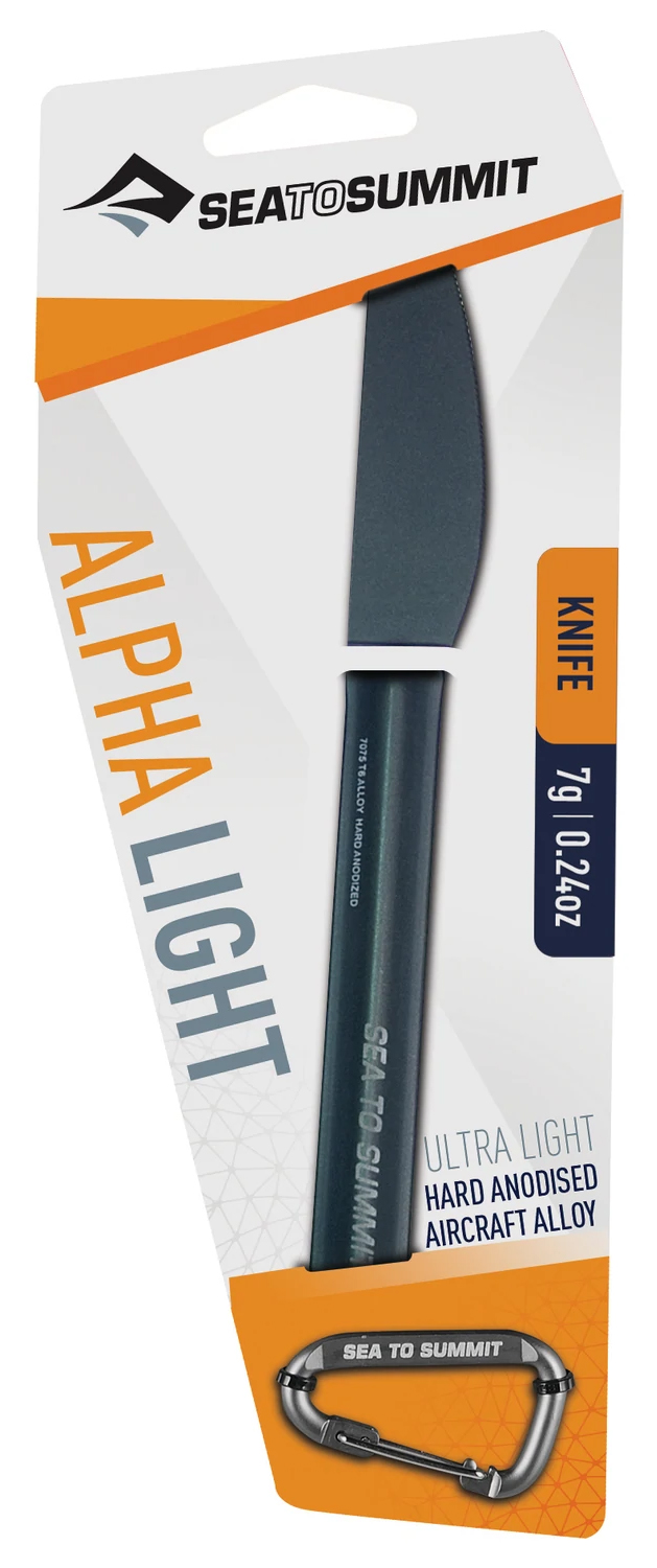 Cutlery Alphalight Knife Grey Anodised