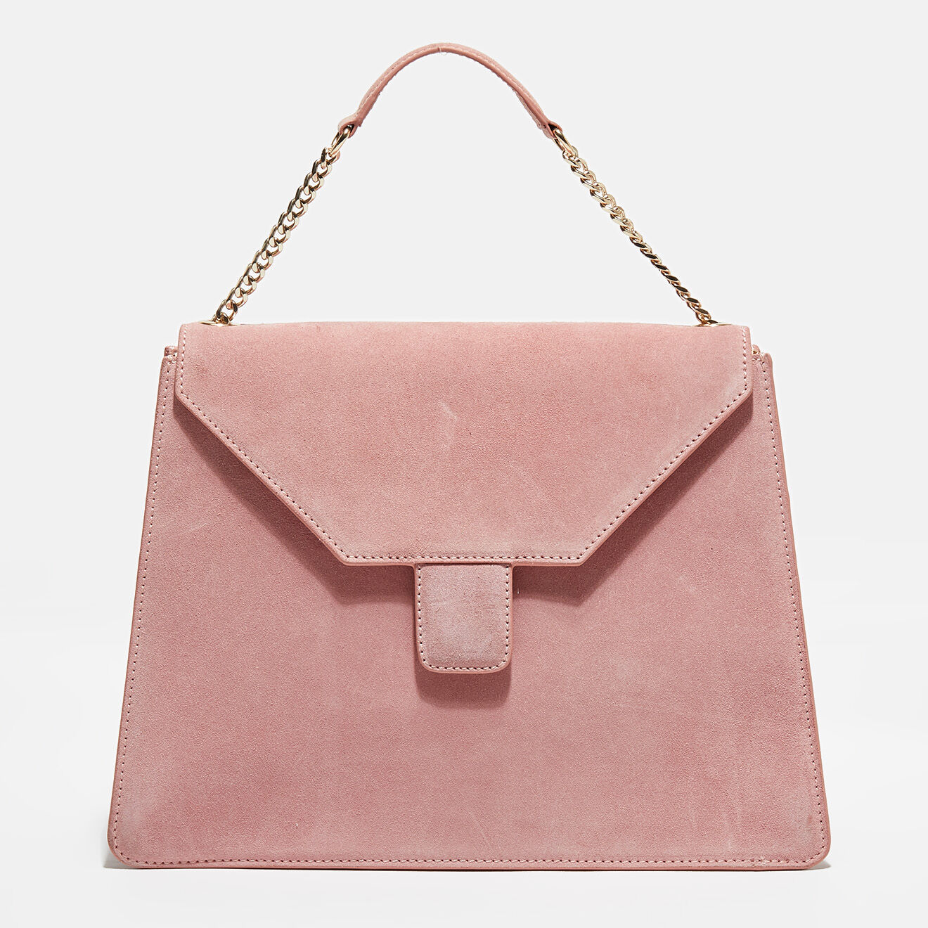Apologie Studio Sac à main en Velours de  Cuir avec bandoulière Marina fandango - 34x31x14 cm