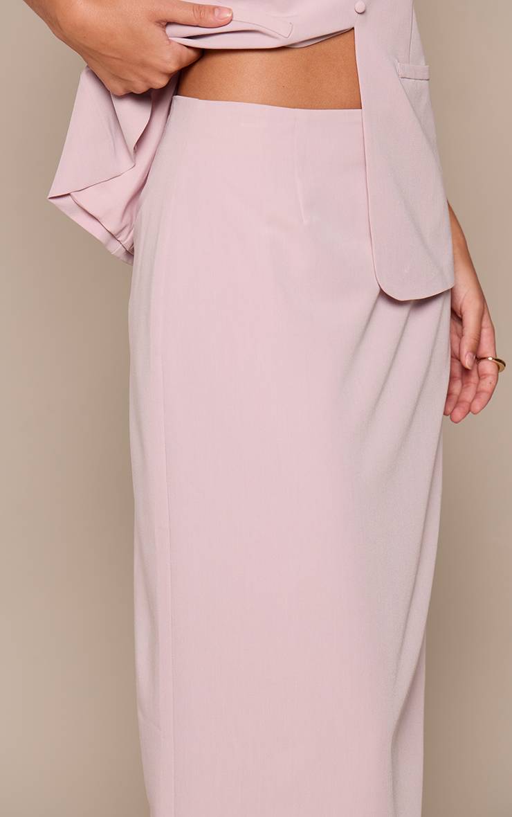 Rose Pâle Jupe Longue Ajustée