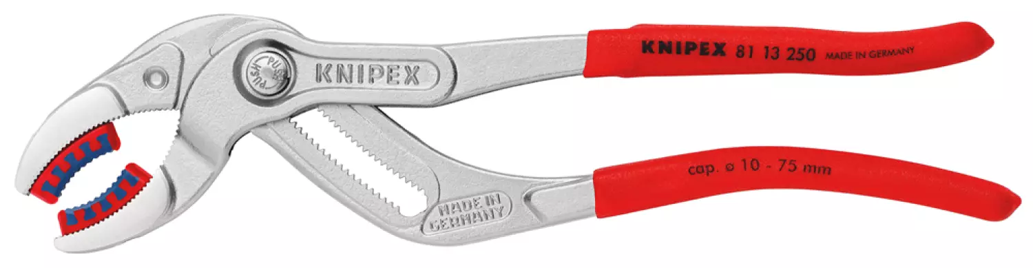 Knipex 81 13 250 Sifon- en connectorentang met anti-slip - 250 mm