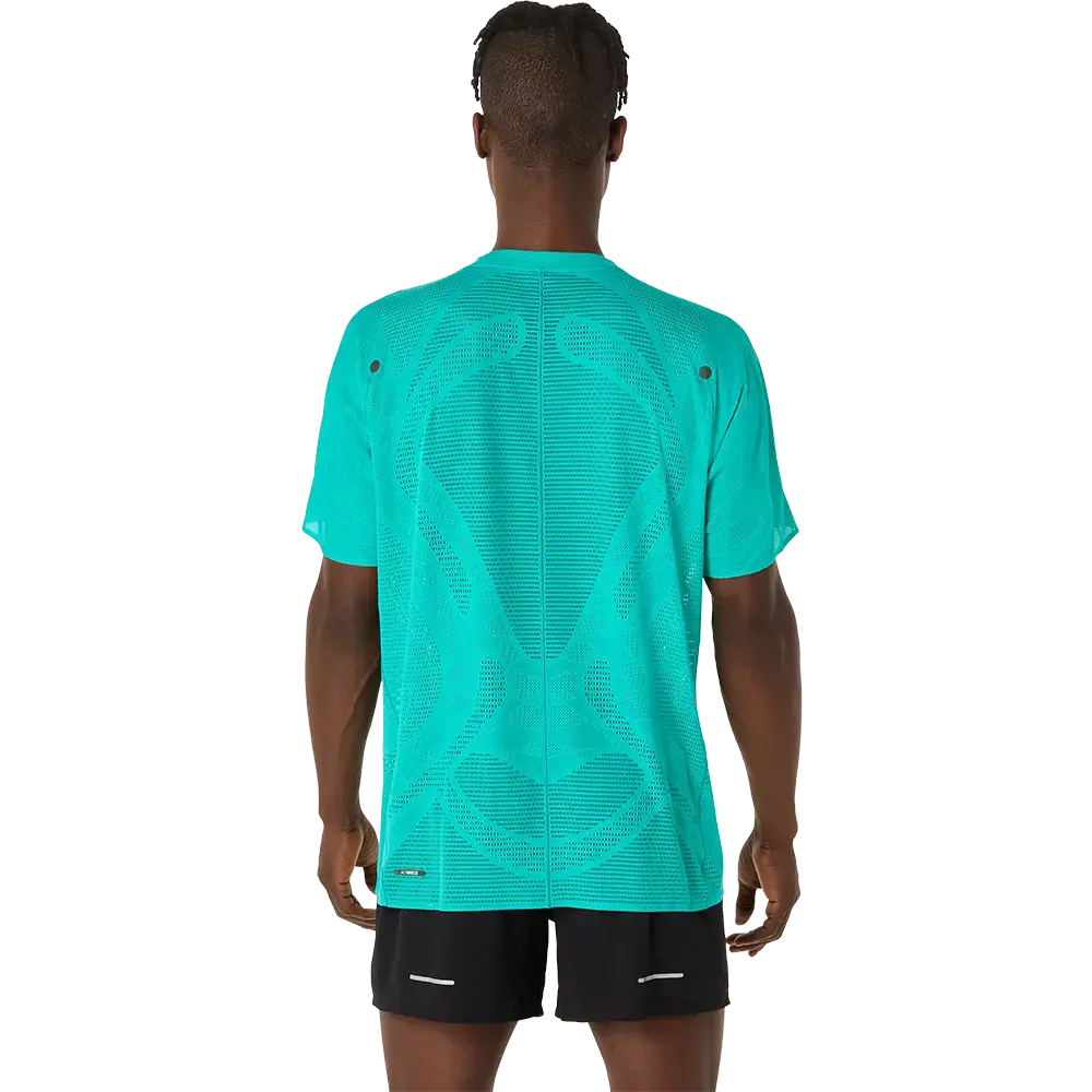 ASICS Metarun Hardloopshirt Korte Mouwen Blauw Heren