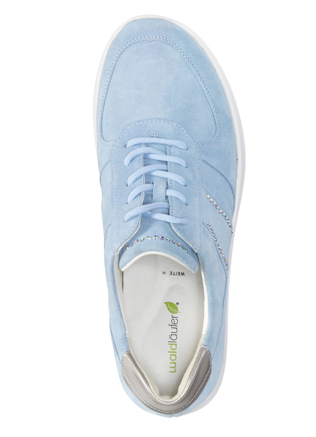 Waldläufer Sneaker mit Glitzersteinchen