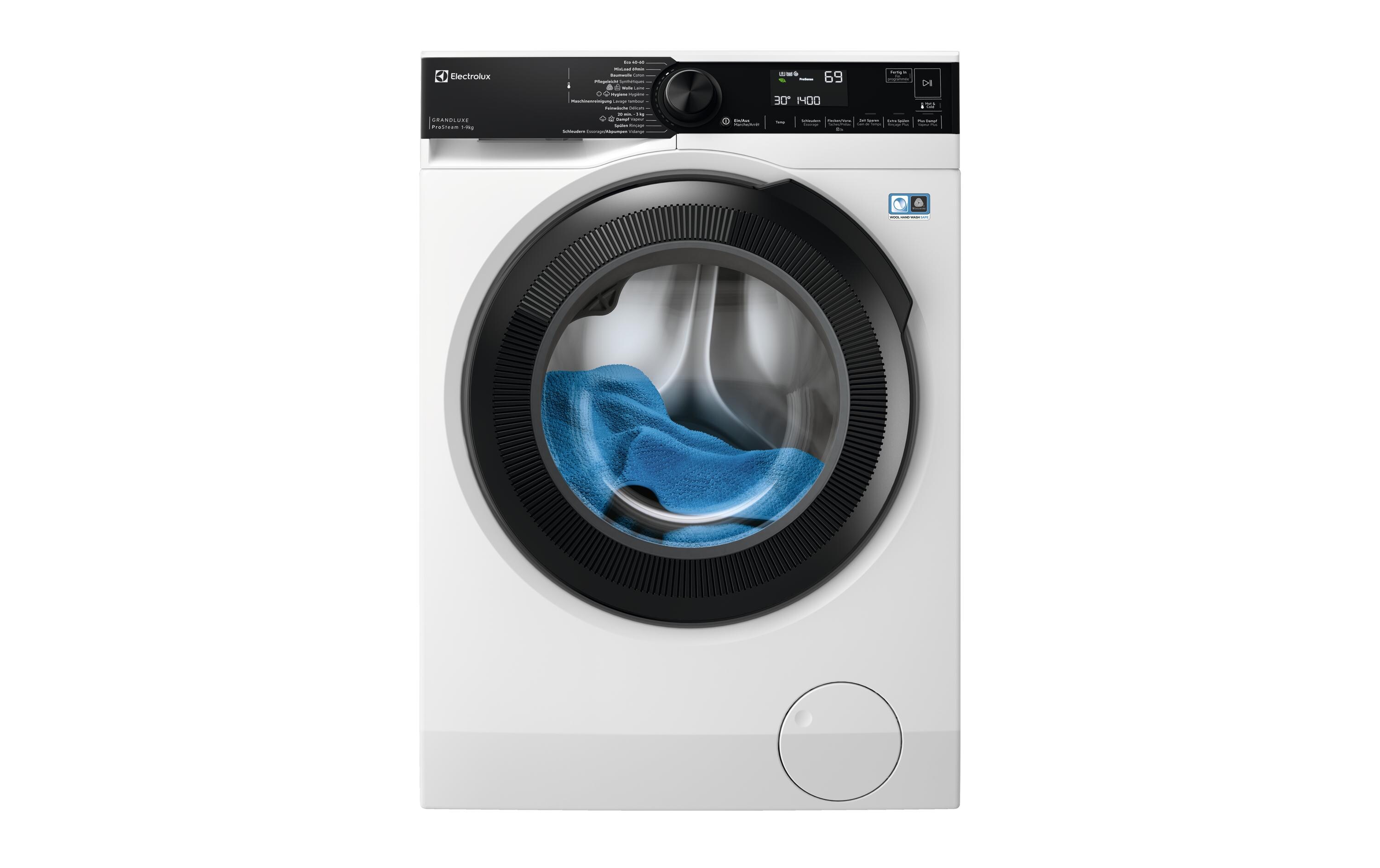 Waschmaschine WAGL8E500 Rechts<br>Intelligente Waschleistung mit optimaler Energieeffizienz