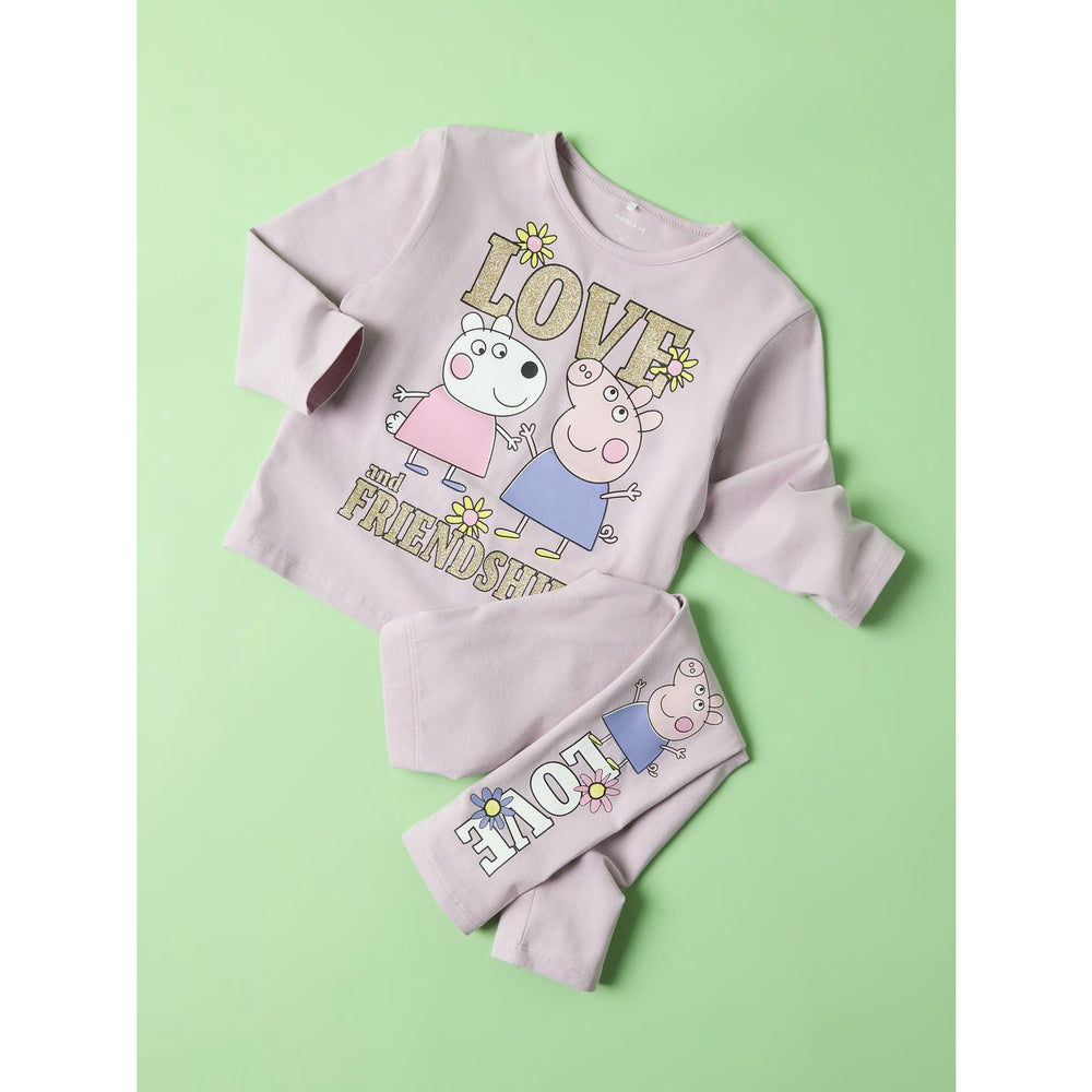Køb Name It Dawn Pink Nmfdada Peppa Ls Nreg Top Box Cplg