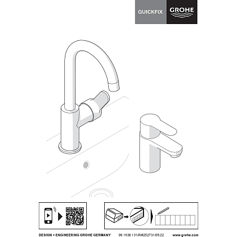 Grohe start håndvaskarmatur