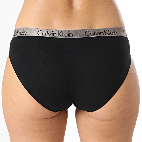 Lot De 3 Culottes Femme QD3561E Noir Blanc Orange