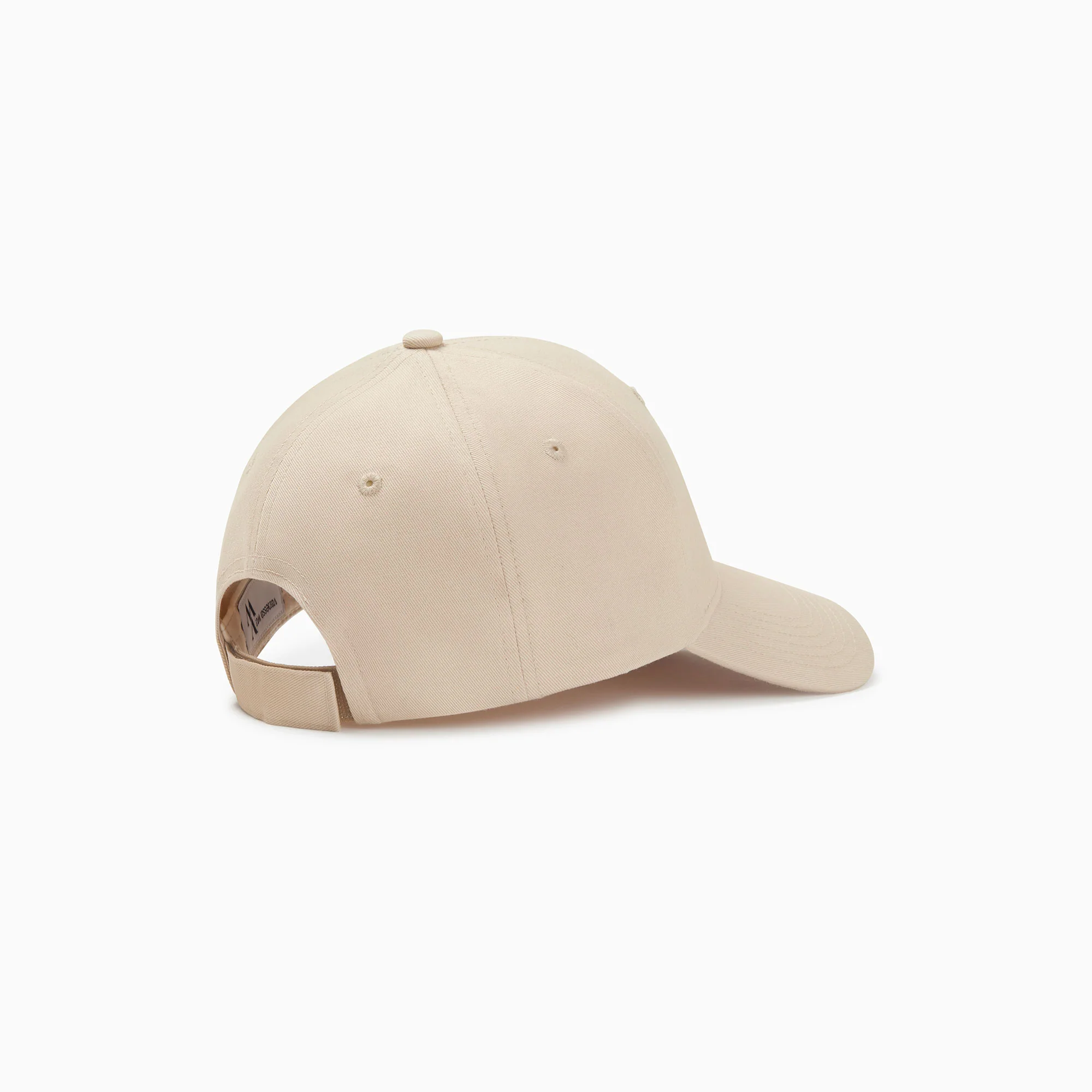 Casquettes-Casquette Clem beige à monogramme brodé