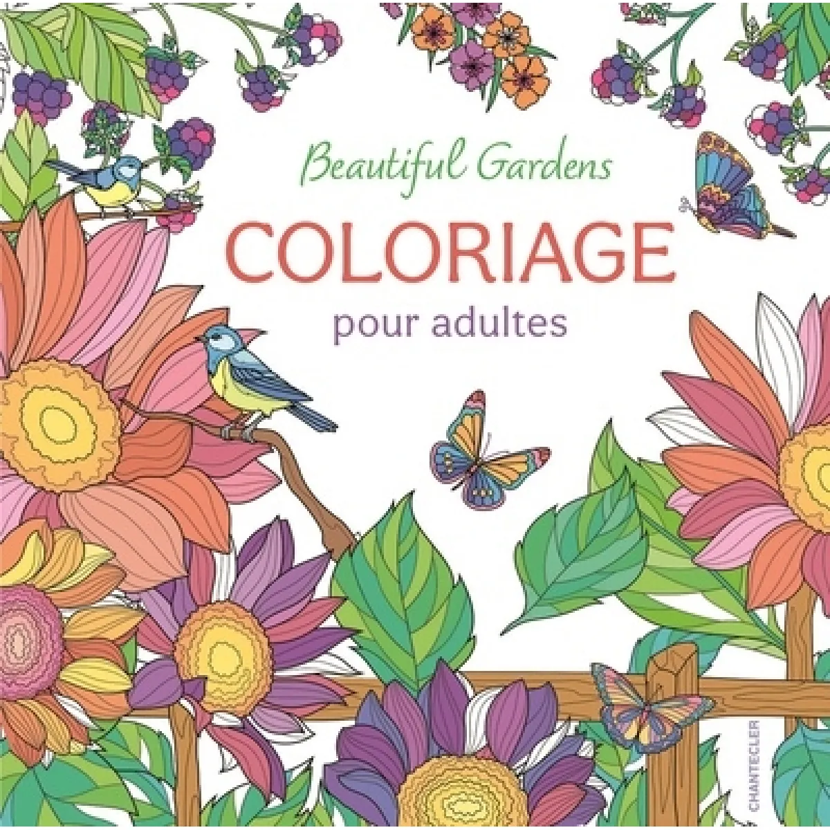 Beautiful gardens : coloriage pour adultes · Occasion