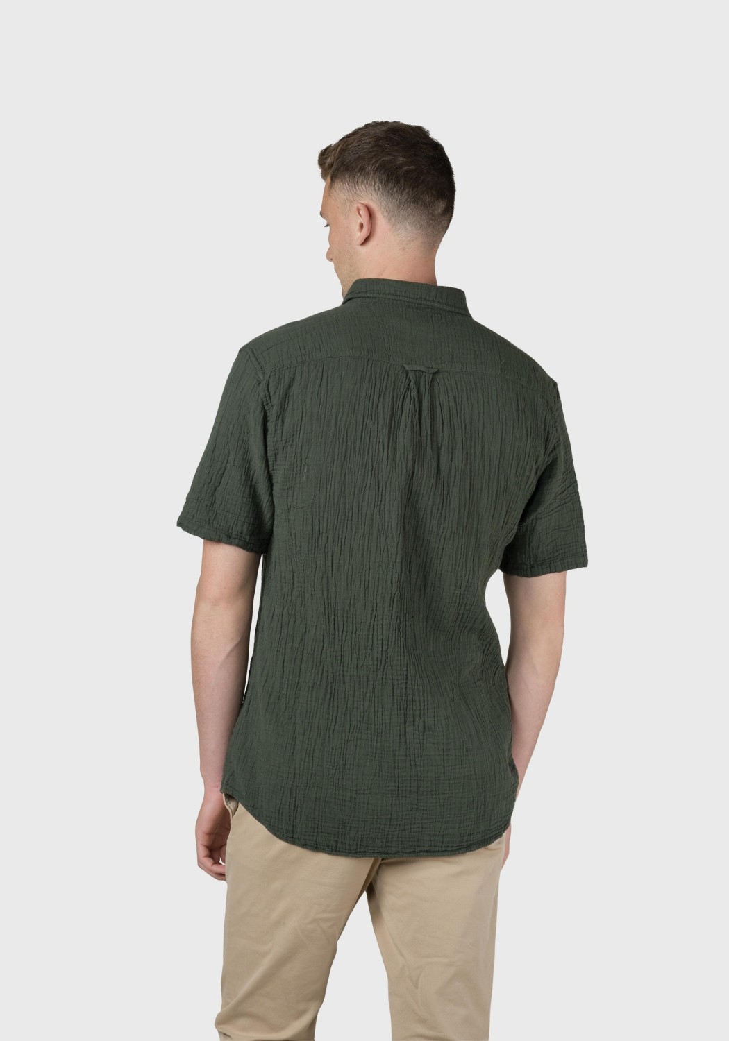 Klitmøller Collective Hemd Vendel Shirt Olive