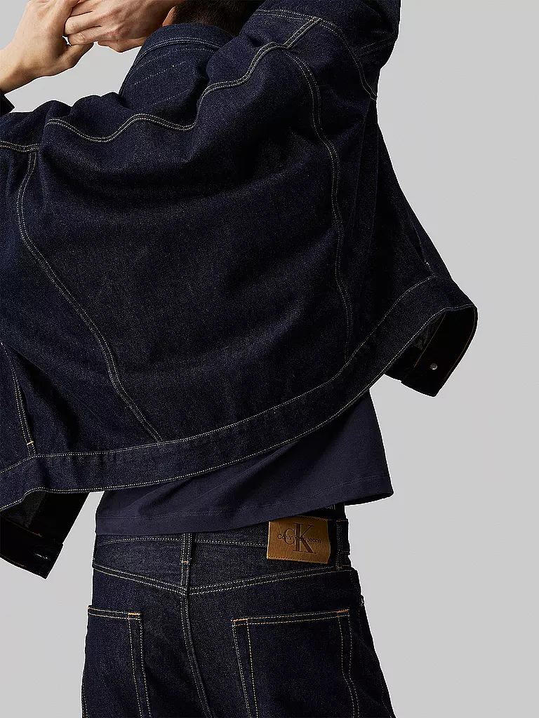 CALVIN KLEIN JEANS Jeans Straight FIt dunkelblau