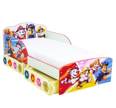 Paw Patrol Juniorseng med Oppbevaring, Flerfarget