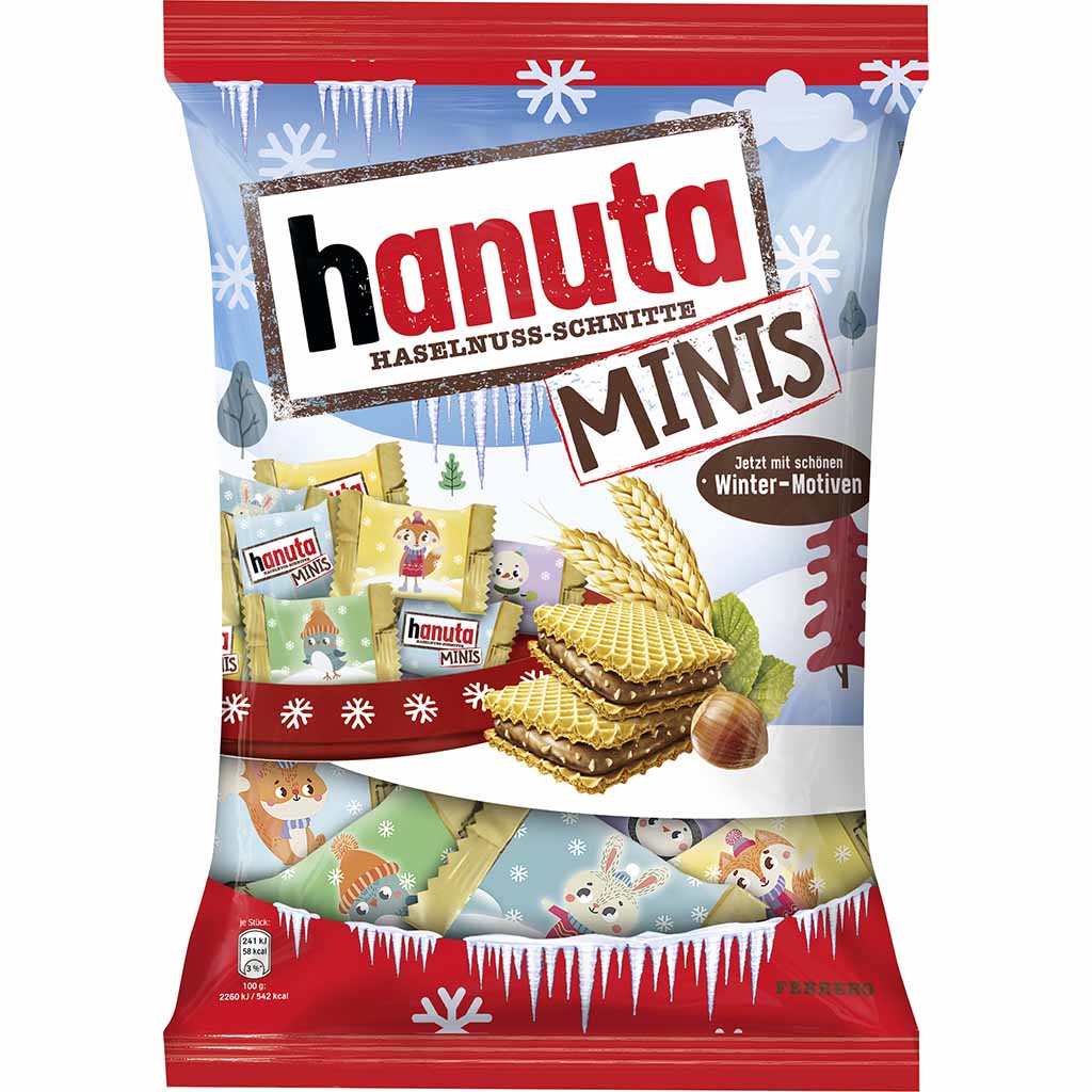 Hanuta minis Haselnuss-Schnitte 200g MHD:13.5.25
