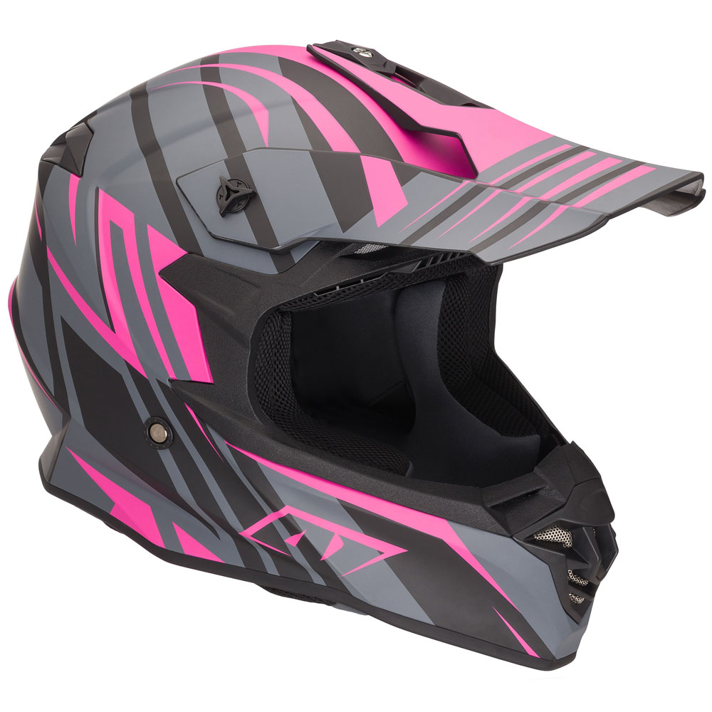 All One - Casque Nemesis Epic Gris / Noir / Rose