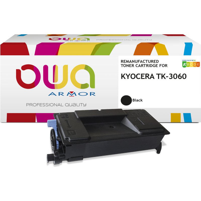 Toner remanufacturé OWA - standard - Noir - pour KYOCERA TK-3060