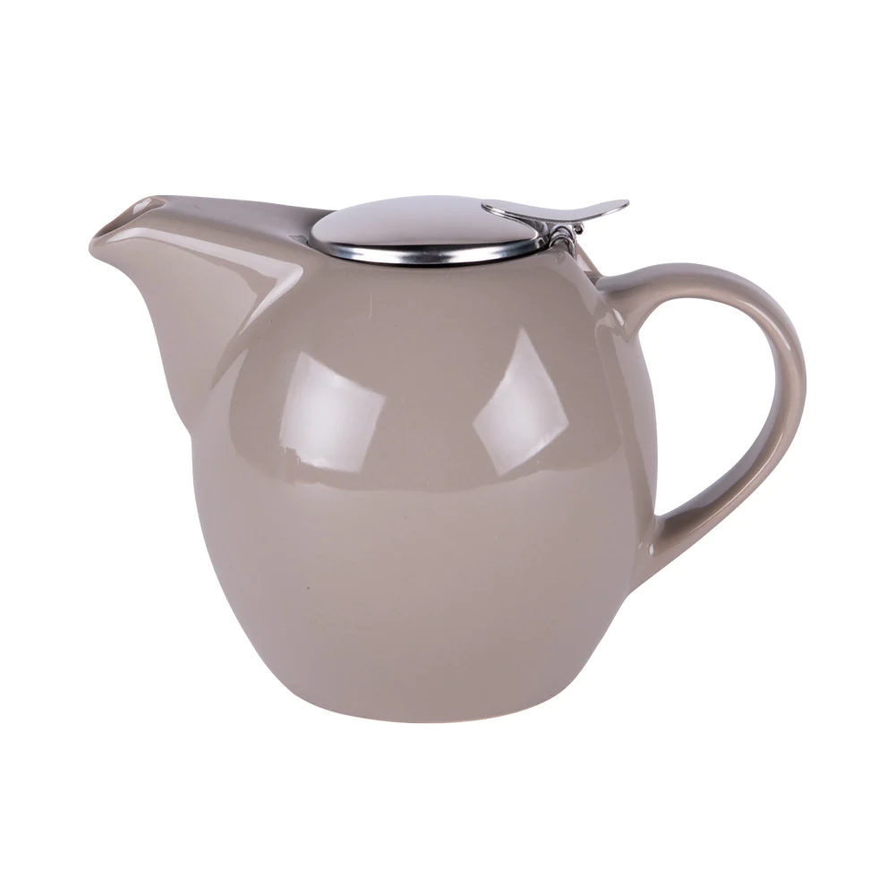 Théière avec filtre Bollo 0.9 L grise Table passion