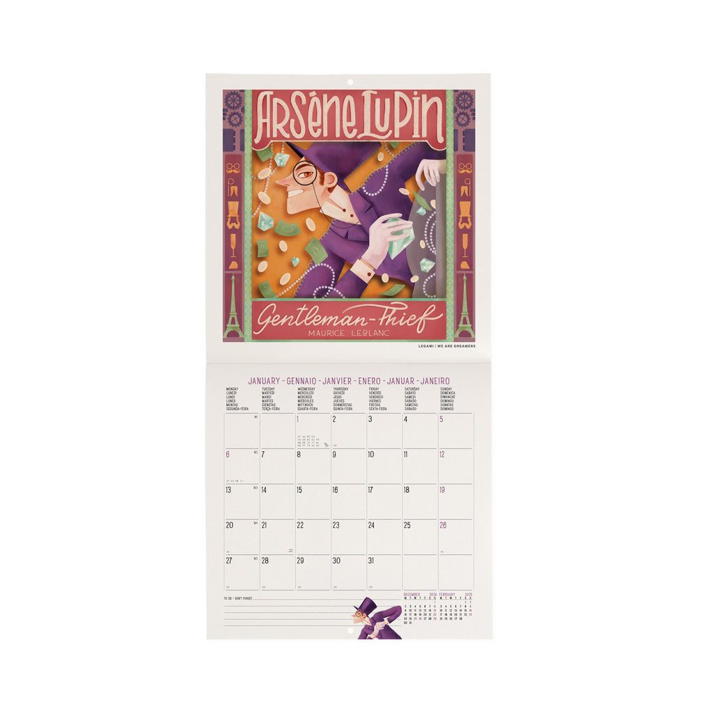Calendário 2025 18X18 - Booklover
