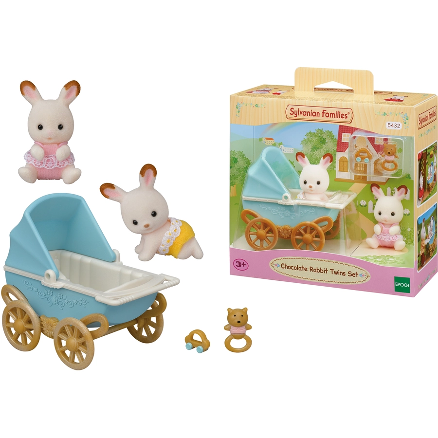 Sylvanian Families® Schokoladenhasen Zwillinge Spielfiguren