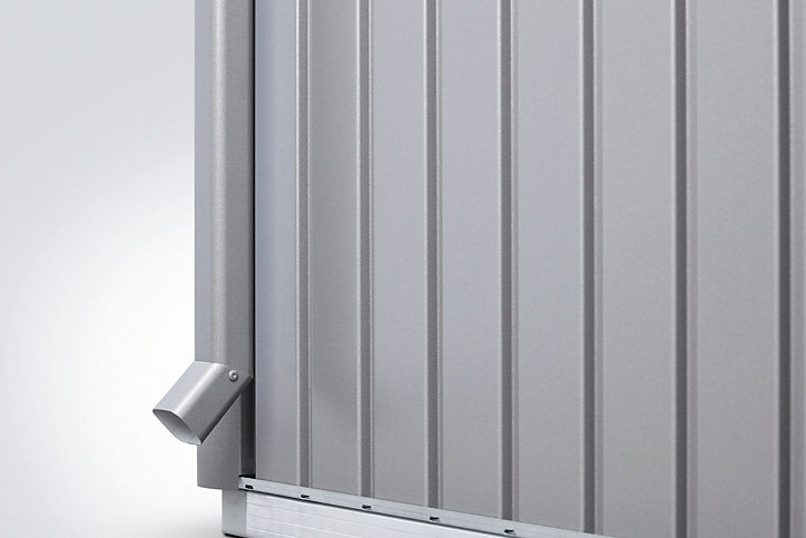Descente d'eaux pluviales pour abri de jardin Biohort AvantGarde gris quartz (2 pièces)