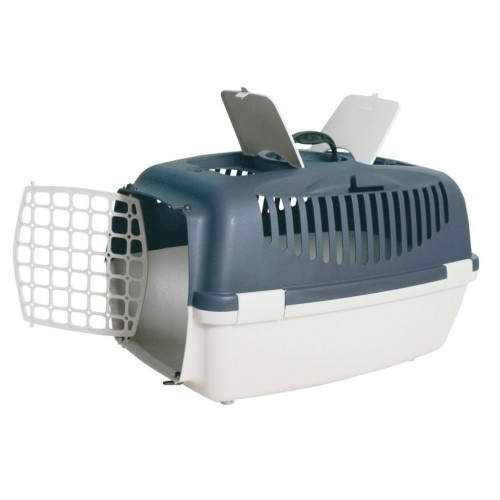 Transportadora Capri para 3 cães, cinza