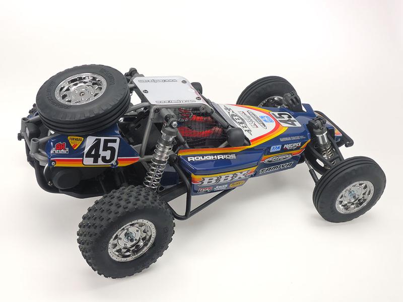 Tamiya Buggy BBX, BB-01, 2WD, Bausatz, 1:10 RWD Off-Road Buggy im klassischen Design auf einer neuen Plattform