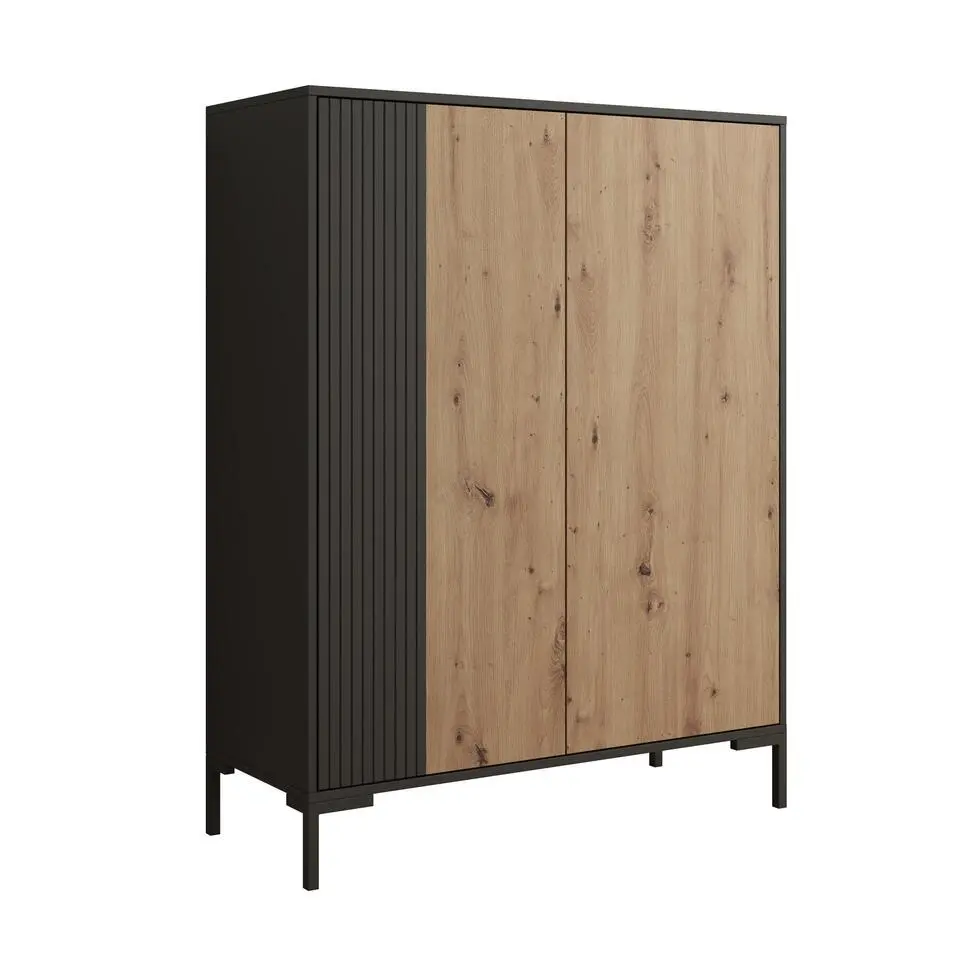 Meubella - Dressoir Molina - Eiken - 100 cm