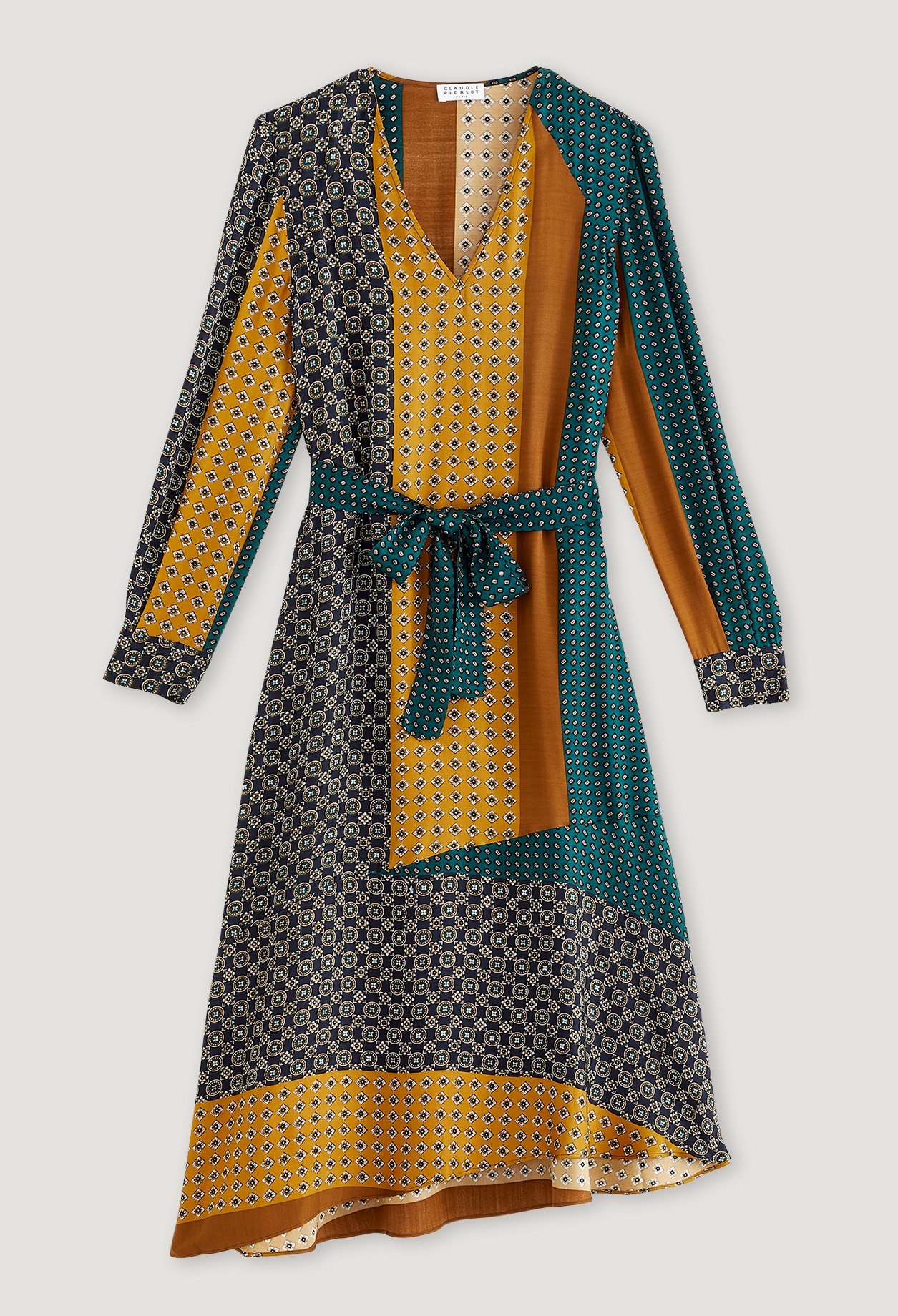 Robe longue imprimee