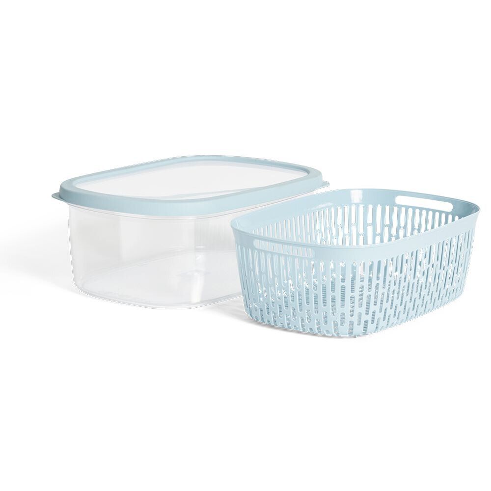 Boîte de conservation alimentaire avec panier fraîcheur 4 L