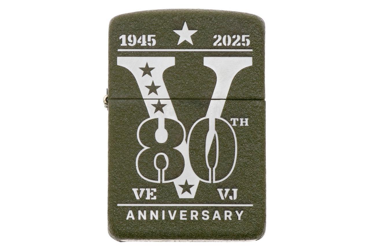 Zippo Victory 80th Anniversary 46949 Green Crackle, Limited Edition, aansteker