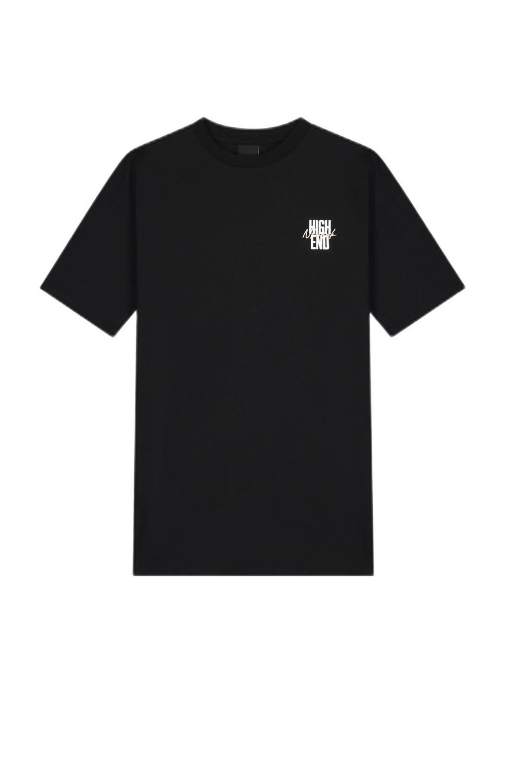 NIK&NIK T-shirt Tag met backprint zwart