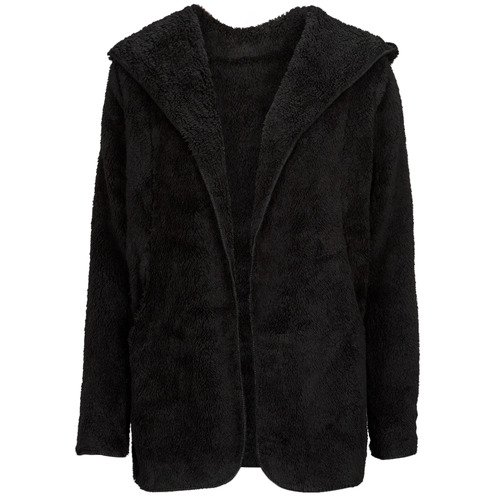 Only - ONLCONTACT HOOD SHERPA COAT CC OTW - Noir