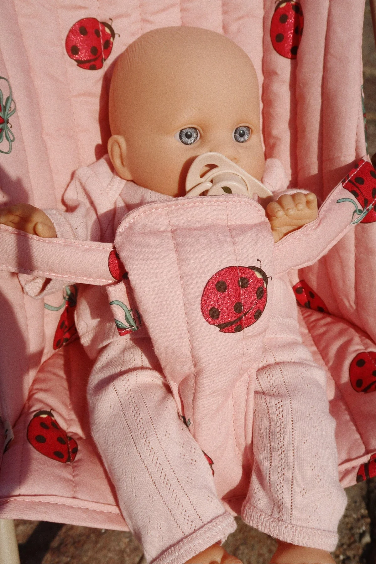Konges Sløjd Doll Ladybug Glitter Stroller Ks102209