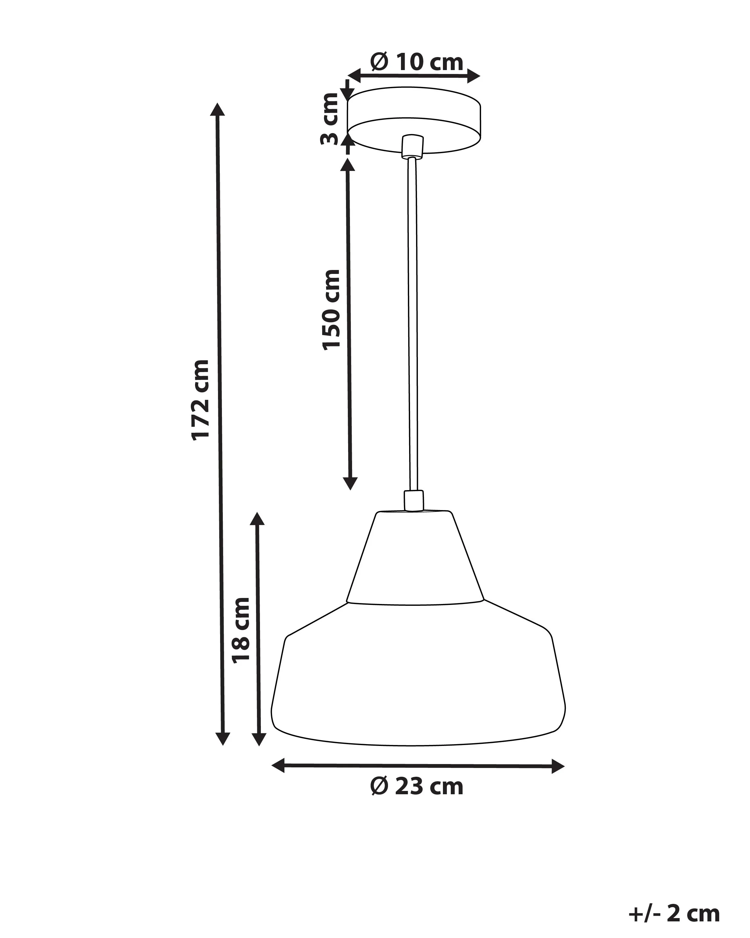 Hanglamp TALPARO Glas Goud