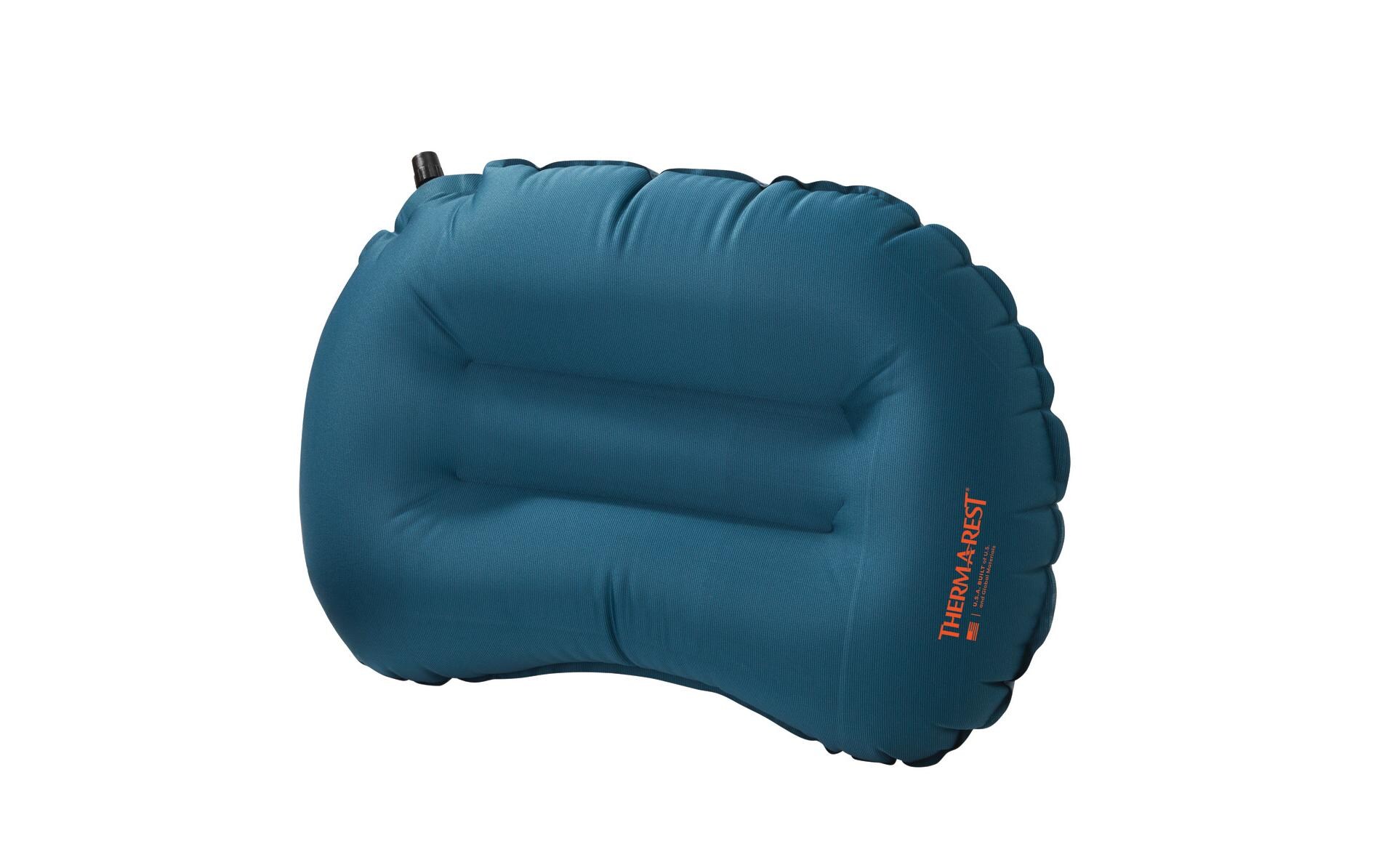 Campingkissen Airhead Lite L Deep PacificLuftkissen aus Stretch-Strickmaterial