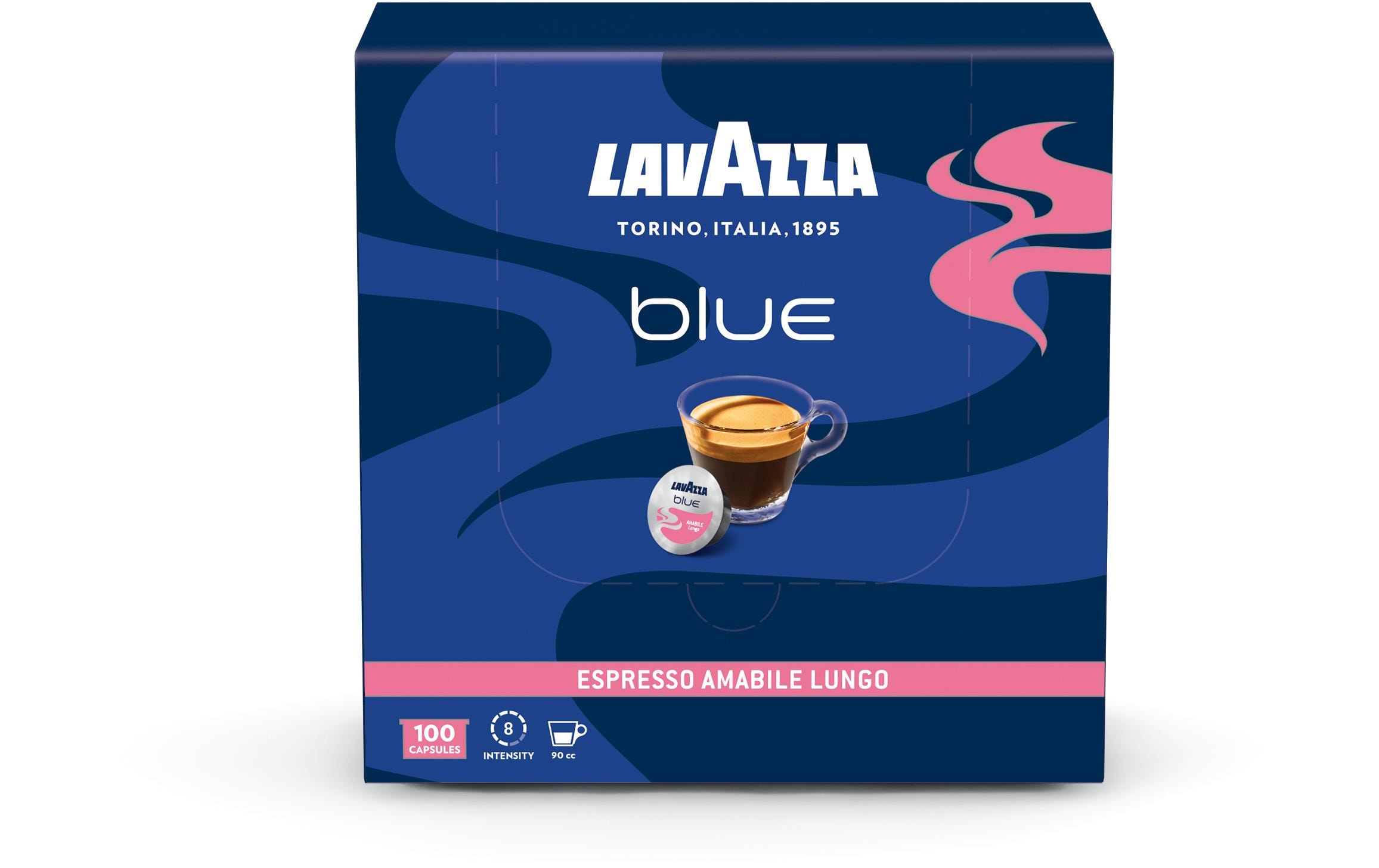 Kaffeekapseln Blue Espresso Amabile Lungo 100 StückKaffeekapseln für das «Lavazza Blue» System