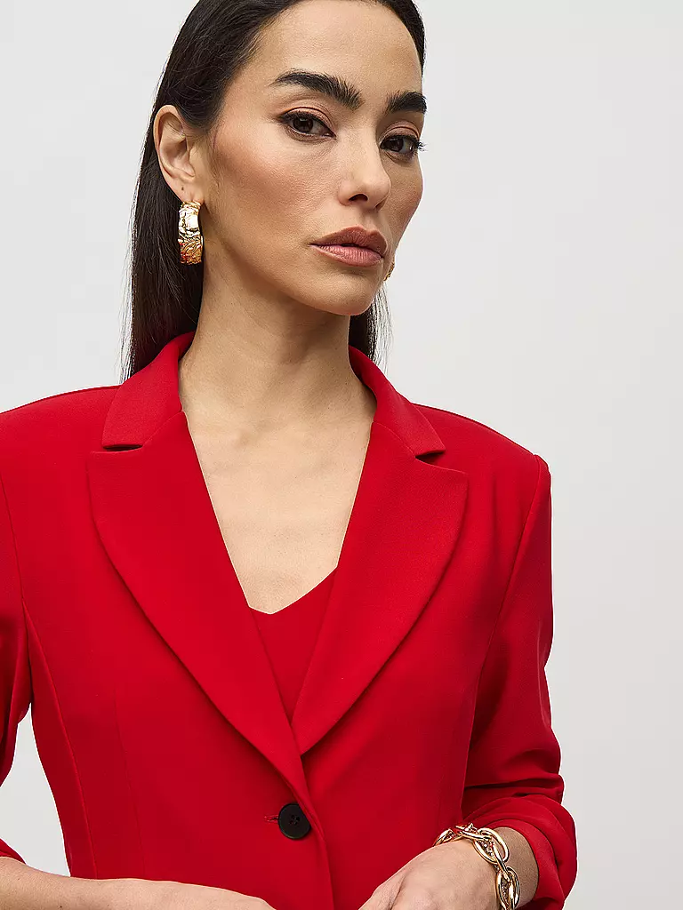 JOSEPH RIBKOFF Blazer in Lederoptik  rot