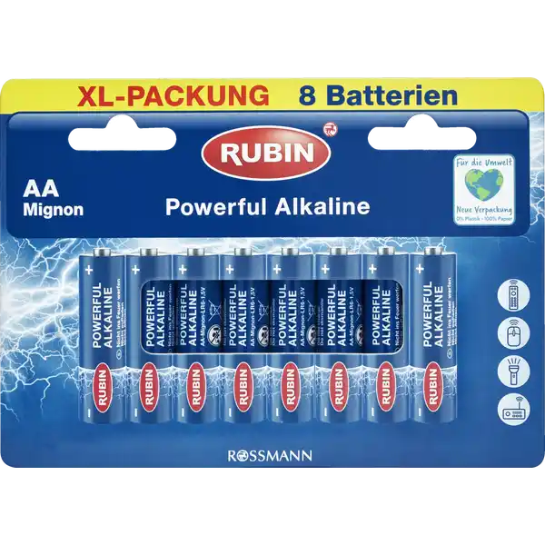 Powerful Alkaline Batterien  AA