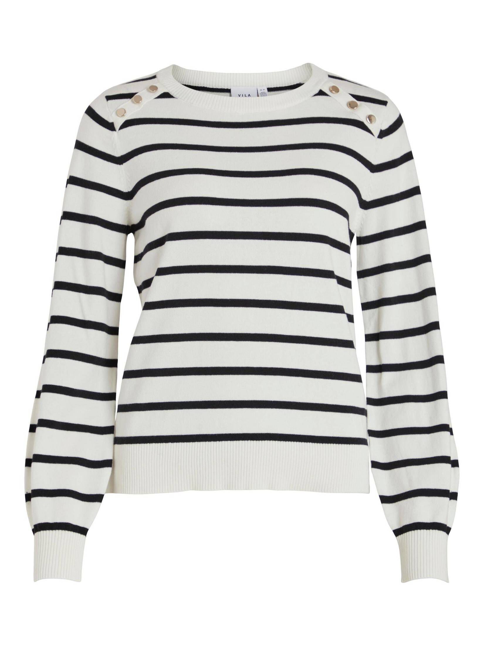 Vila| Damen Strickpullover VIADELLA L/S STRIPE KNIT
