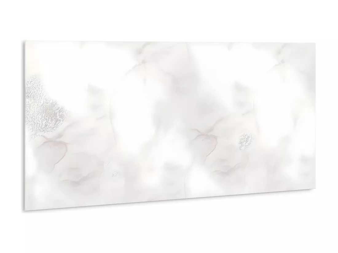 Panneaux muraux autocollants en vinyle imperméable - Marbre clair délicat 100 x 50 cm
