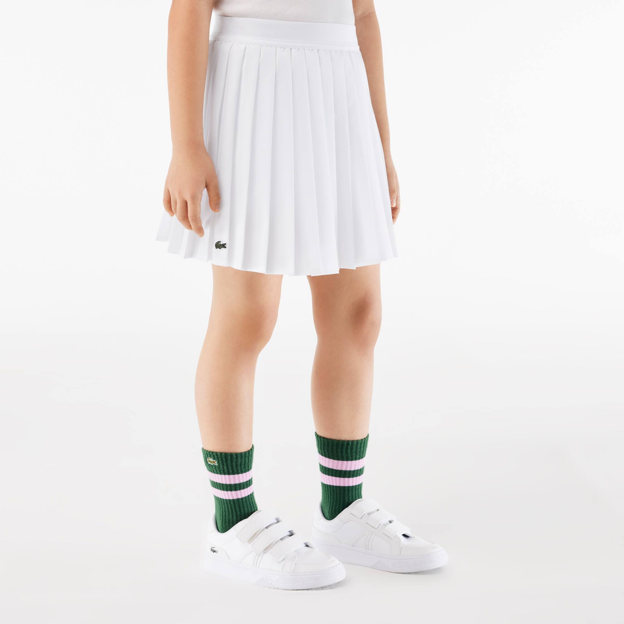 Faltenrock mit integrierten Shorts Hosen & Kleider - Weiss - Lacoste - Mädchen
