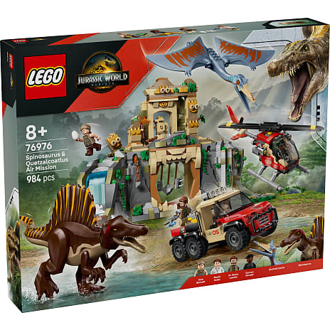 LEGO Jurassic World Luftmission: Spinosaurus og quetzalcoatlus 76976