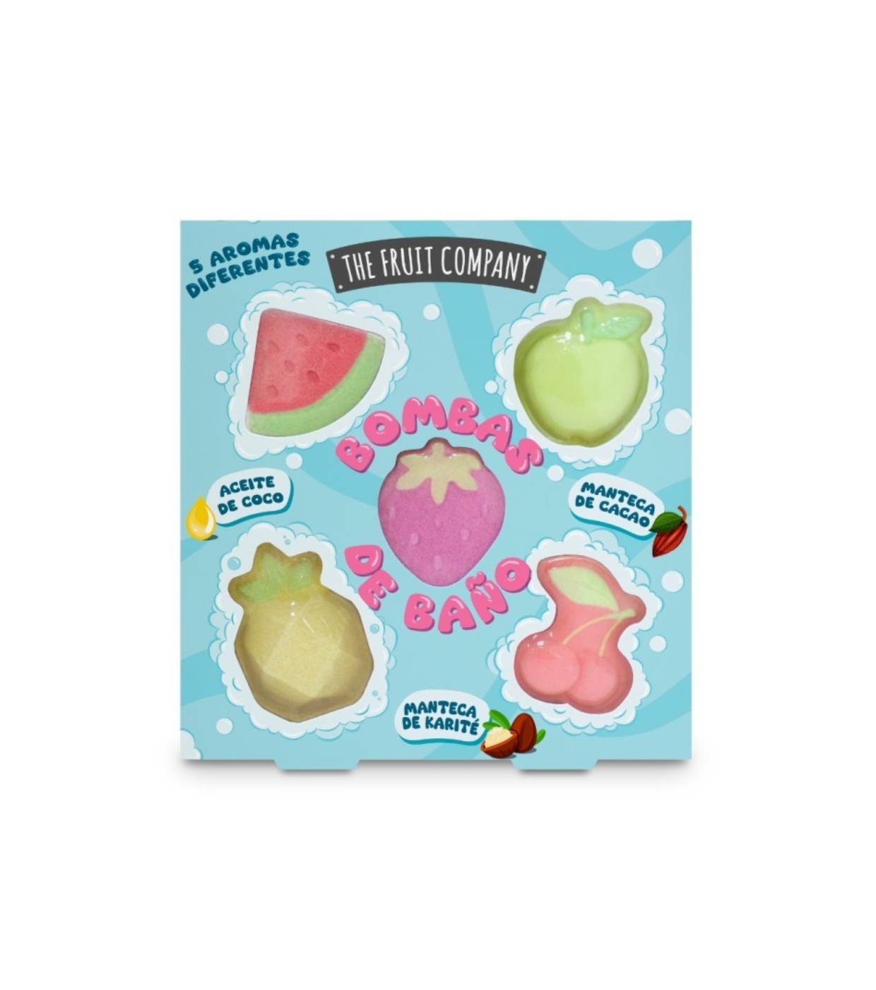 The Fruit Company - Conjunto de Bombas de Banho