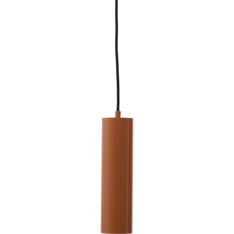 Suspension Andia en aluminium avec finition peinte terracotta