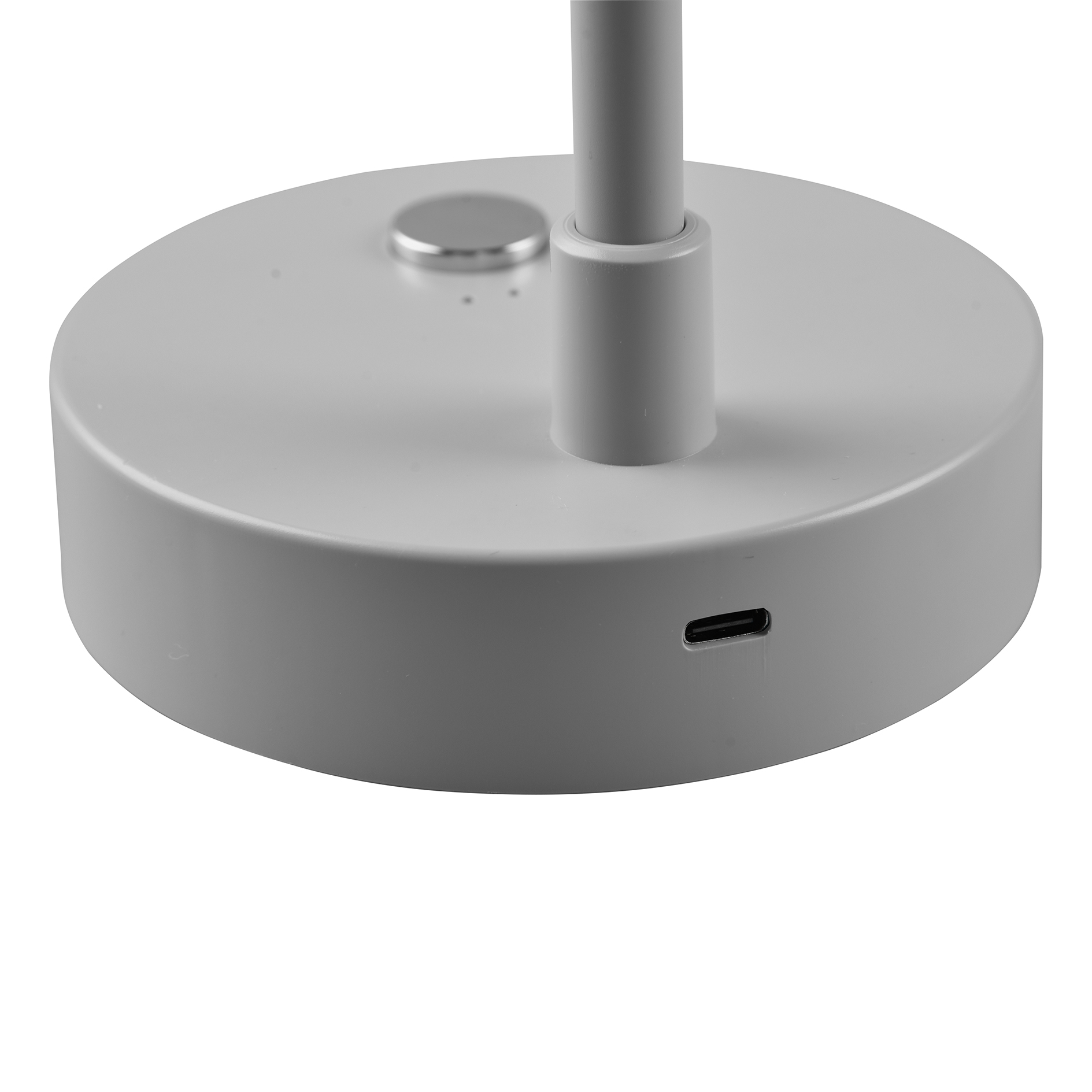 LED-Tischleuchte - grau - mit USB-C-Anschluss