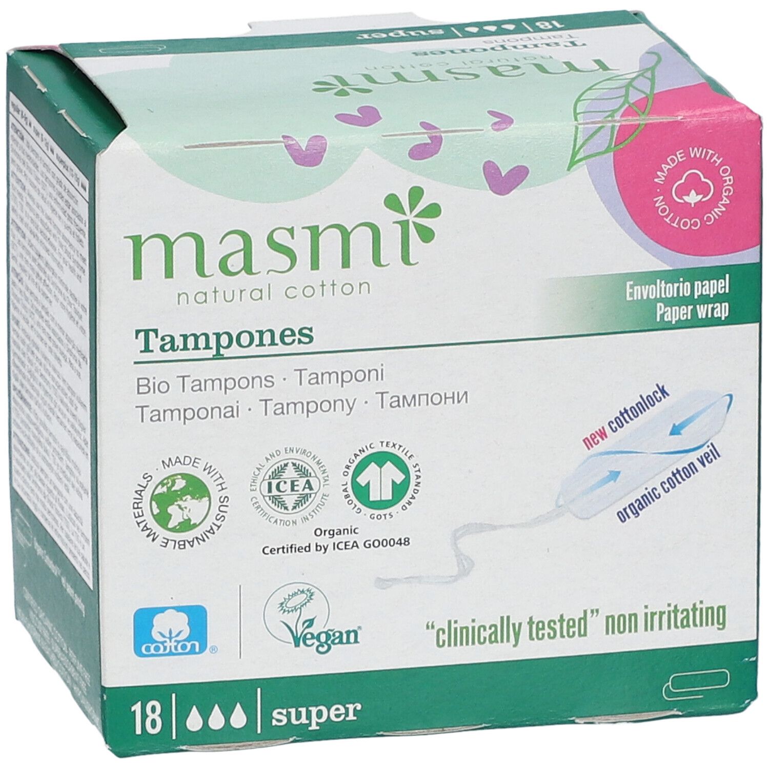 masmi Bio Tampons Super
