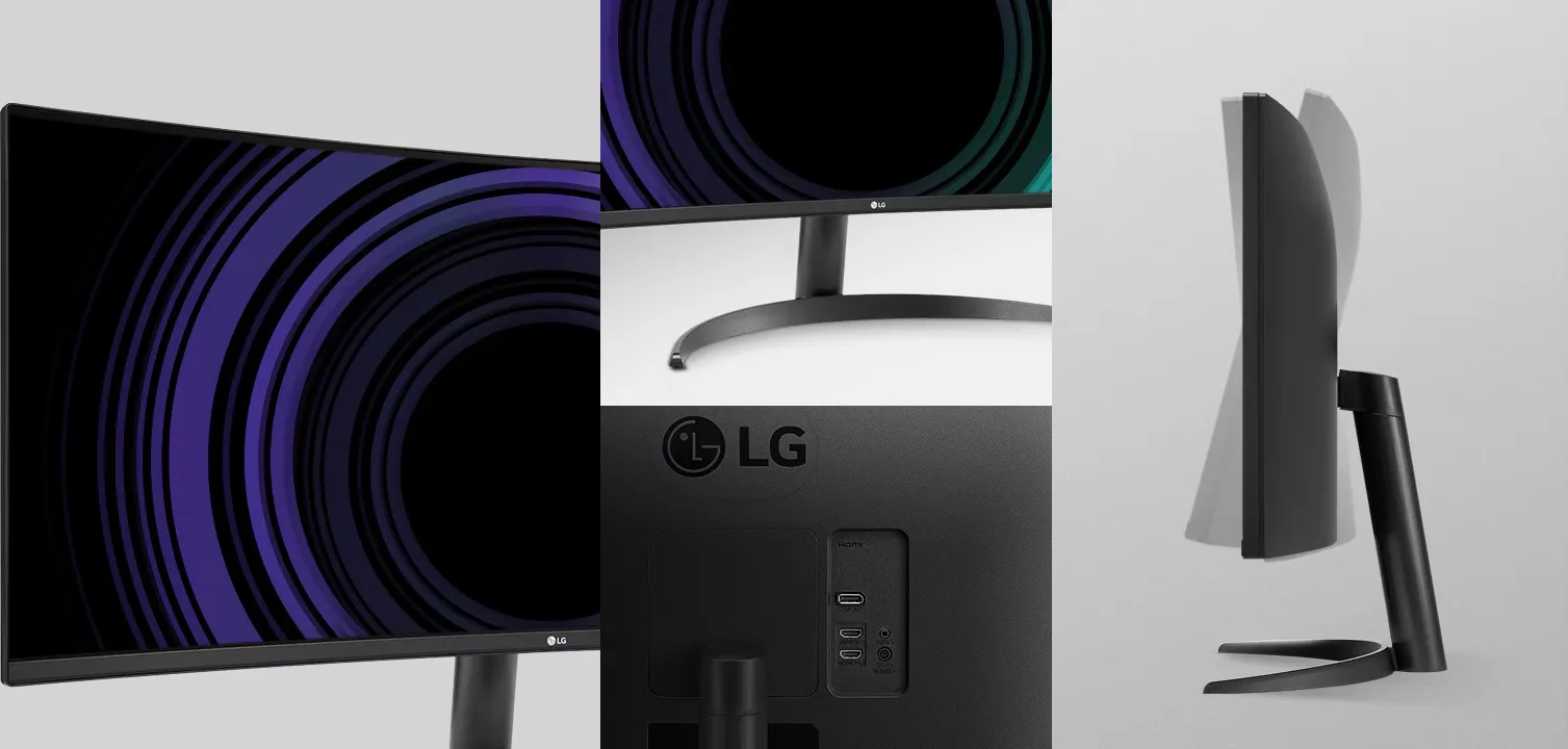 LG UltraWide 34WR50QK-B Écrans de bureau et professionnels